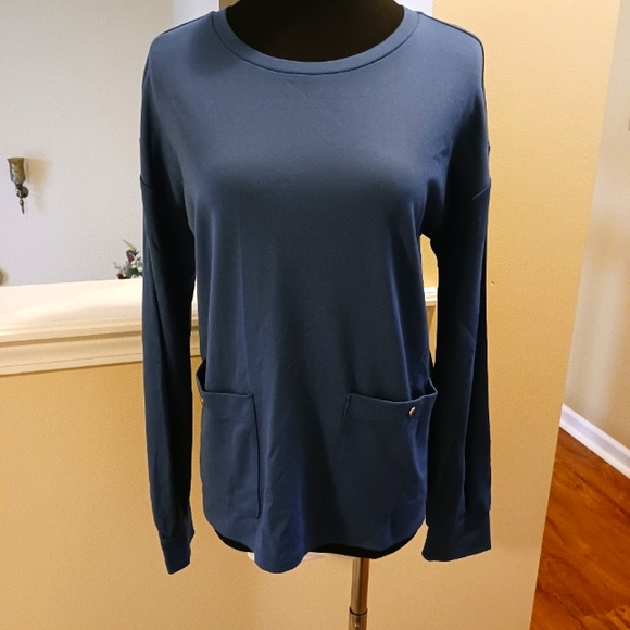 Ann Taylor Blouse S Blue NWT - Picture 2 of 13